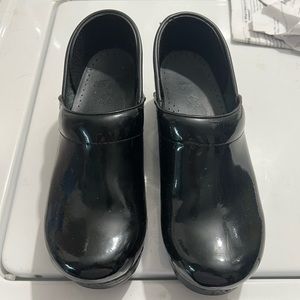 Black Dansko clogs